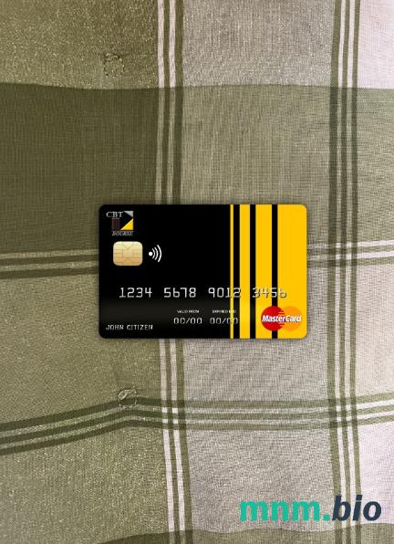 Chad Commercial bank Tchad wygląd zdjęcia mastercard skan PSD + zdjęcie